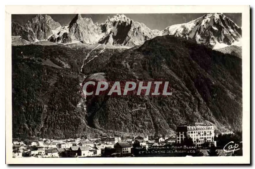 Chamonix-Mont-Blanc und die Aiguilles-Kette — Cap - Vorderseite