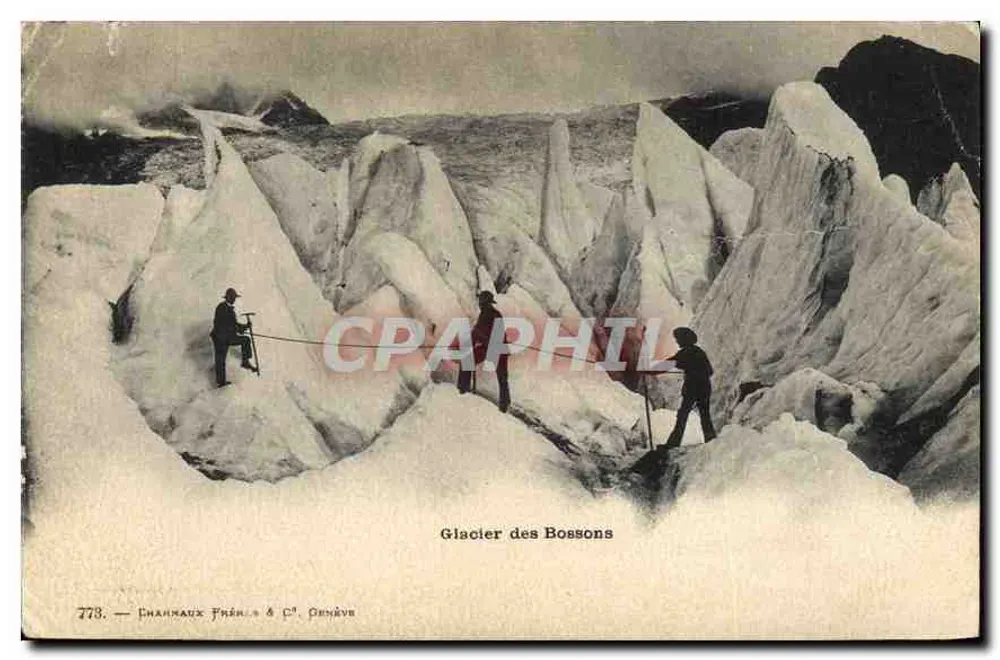Glaciar dos Bossons — Chamonix Frères & C°, Genebra — n° 778 - Frente