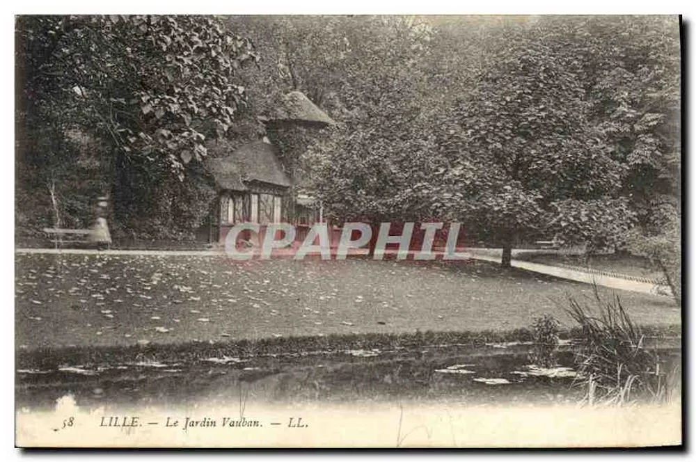 LILLE — O Jardim Vauban — LL. - Frente