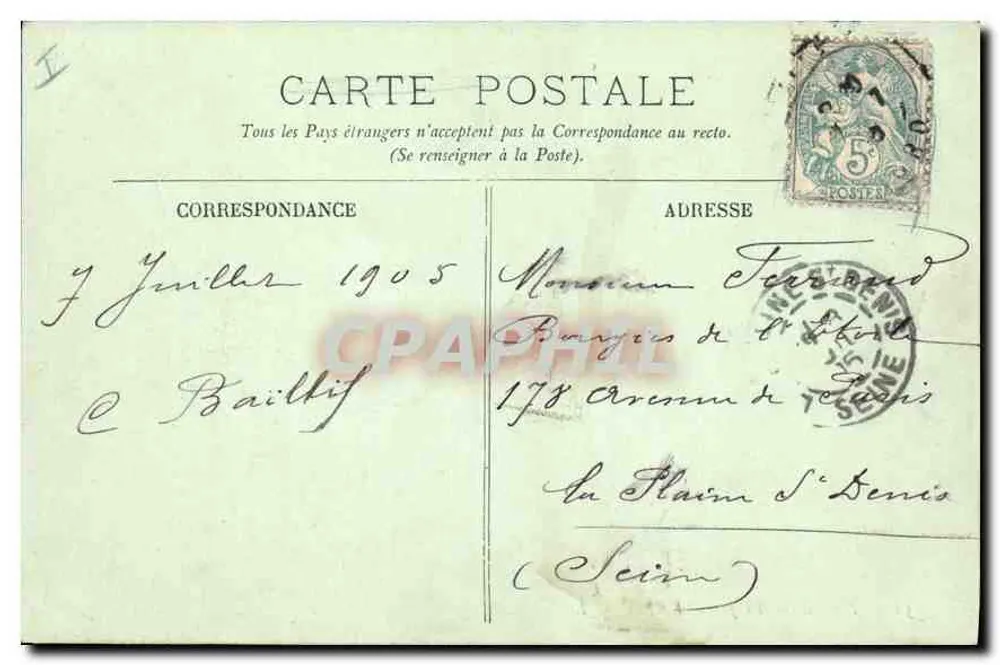 LILLE — O Jardim Vauban — LL. - Verso