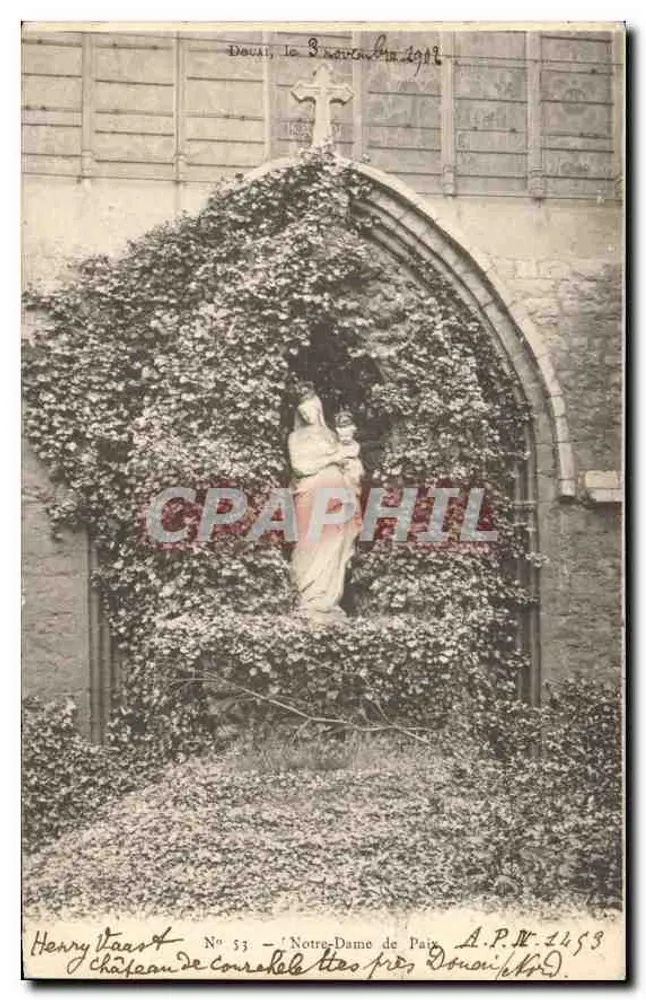 Unsere Frau des Friedens — Kapelle von Courcelles — Henry Taart, Nr. 53 - Vorderseite