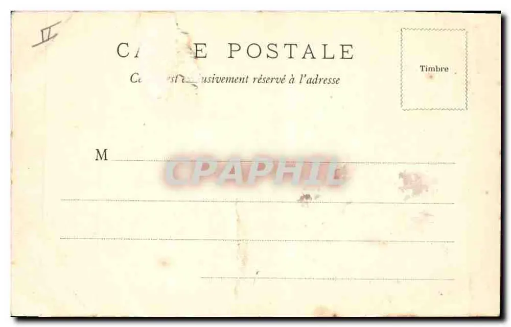 Bordeaux — Porta e Praça de Aquitânia — editor não identificado, número de série não visível - Verso