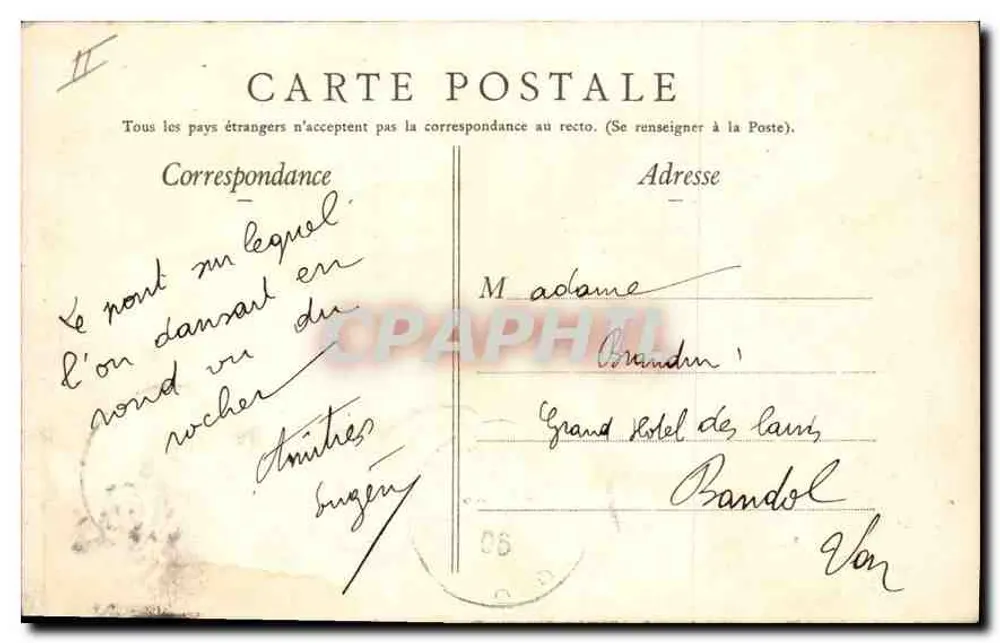 Avignon — Pont Saint-Bénézet — Maison Universelle d'Antiquités & Nouvelles Galeries à Avignon, Reprod. Interdit. - Verso