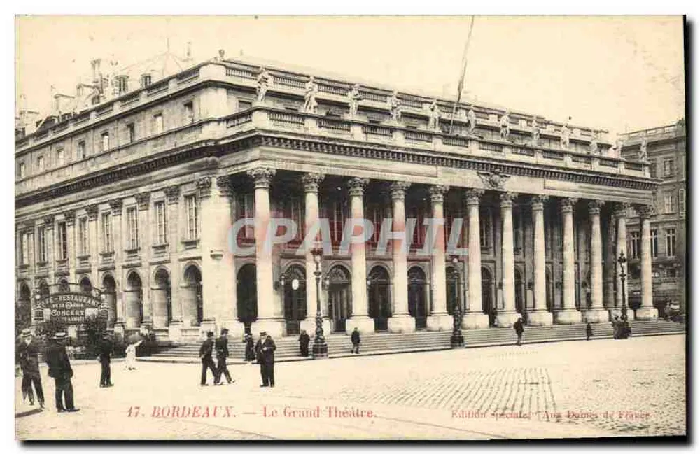 Bordeaux — O Grande Teatro — Edição especial 'Tous Dabois de France' - Frente