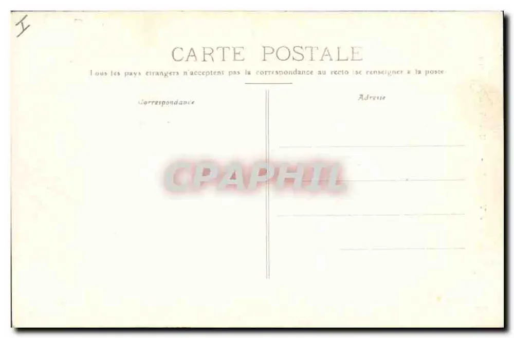 Avignon — Igreja de São Pedro — Bilhete postal antigo - Verso