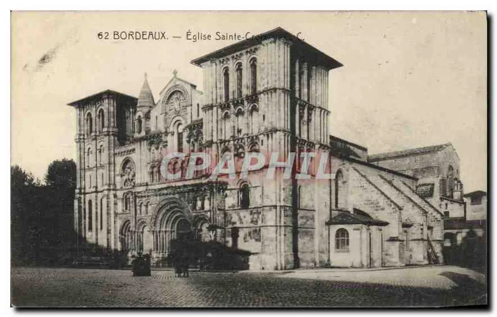 Bordeaux — Igreja de Santa Cruz — C. C. (editor) - Frente