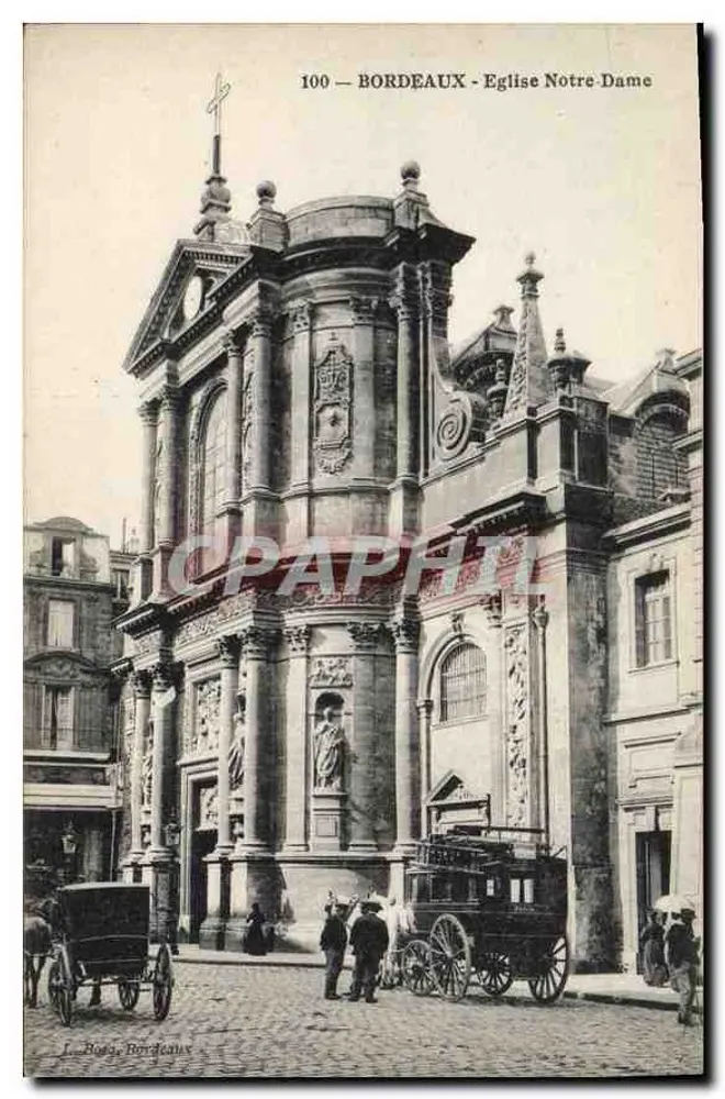 Bordeaux - Igreja de Nossa Senhora — L. Boga, n°100 - Frente