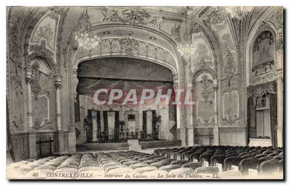 Contrexéville — Innenraum des Casinos — Die Theaterhalle — LL. n°46 - Vorderseite