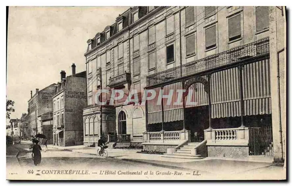 Contrexéville — Das Hotel Continental und die Grande-Rue — LL. — n°84 - Vorderseite