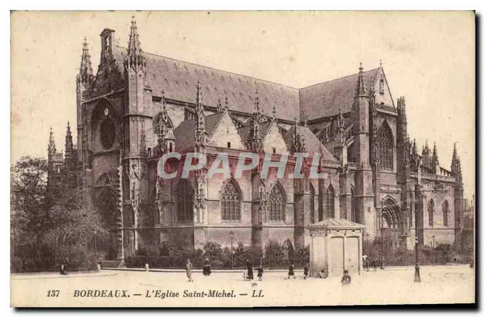 Bordeaux — A Igreja de São Miguel — LL - Frente