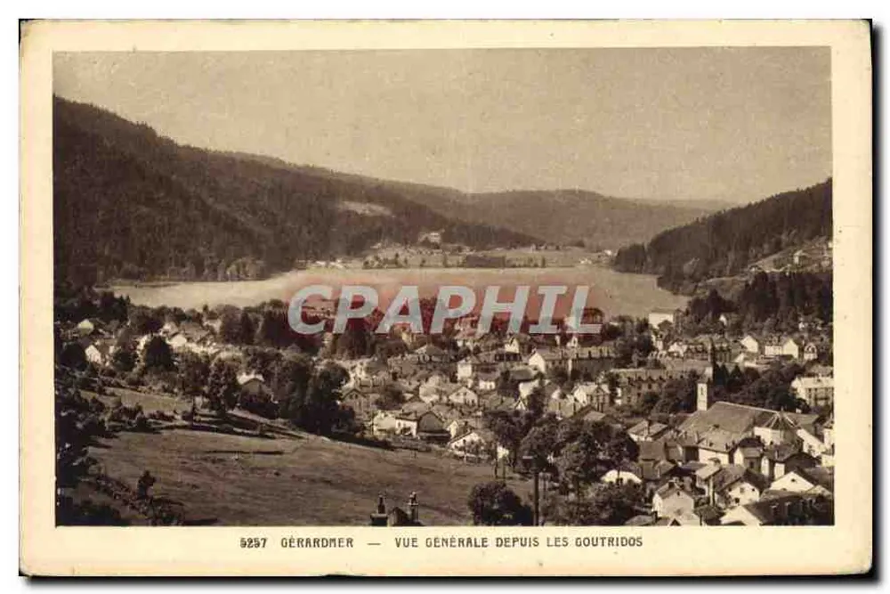 Gérardmer — Allgemeiner Blick von den Goutridos — Nr. 9257 - Vorderseite