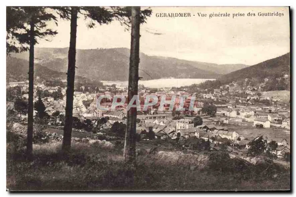 GERARDMER - Allgemeiner Blick von den Gouttridos - Vorderseite