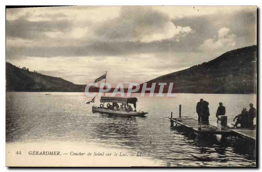 Gérardmer — Pôr do Sol no Lago — LL - Frente
