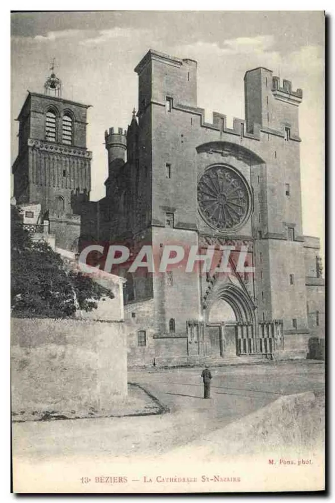 Béziers — Die Kathedrale Saint-Nazaire — M. Pons phot. - Vorderseite