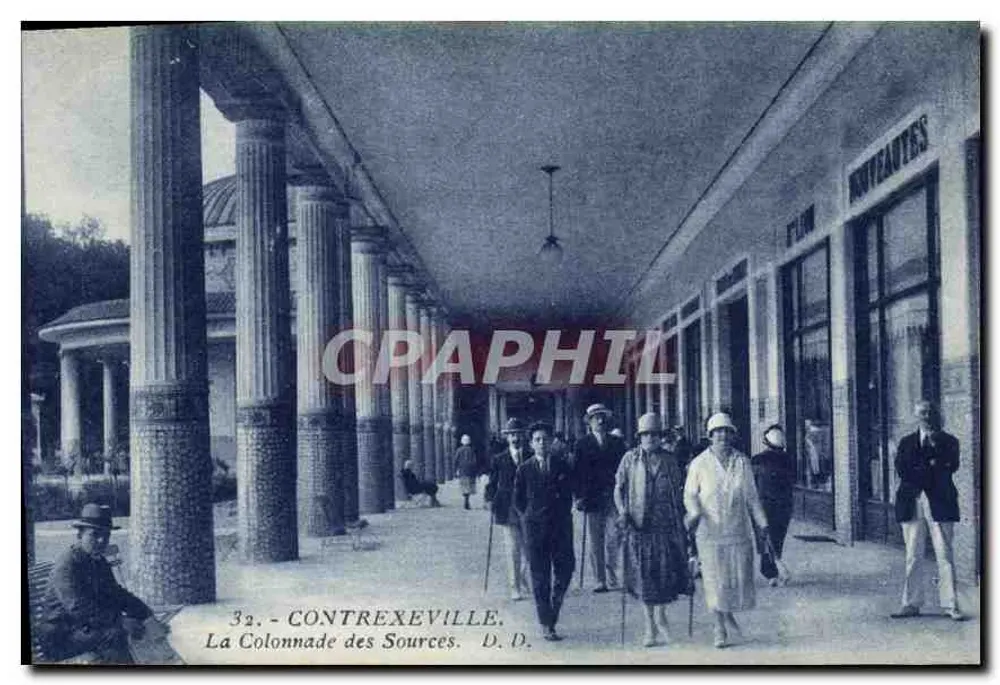 Contrexéville - A Coluna das Fontes — D.D. n°32 - Frente