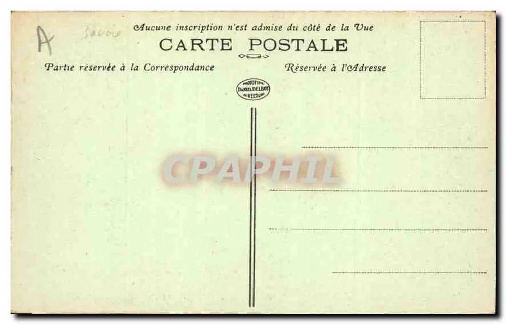Contrexéville — Das Casino und der Park, Vogelperspektive — D.D. - Rückseite