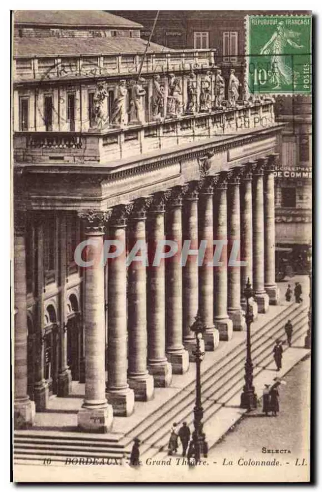 Bordeaux - Das Grand Theatre - Die Colonnade - Selecta LL - Vorderseite