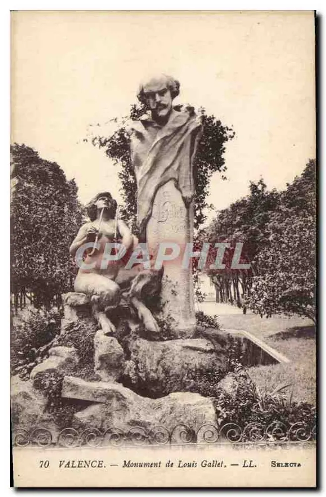 Valência — Monumento a Louis Gallet — LL. Selecta - Frente
