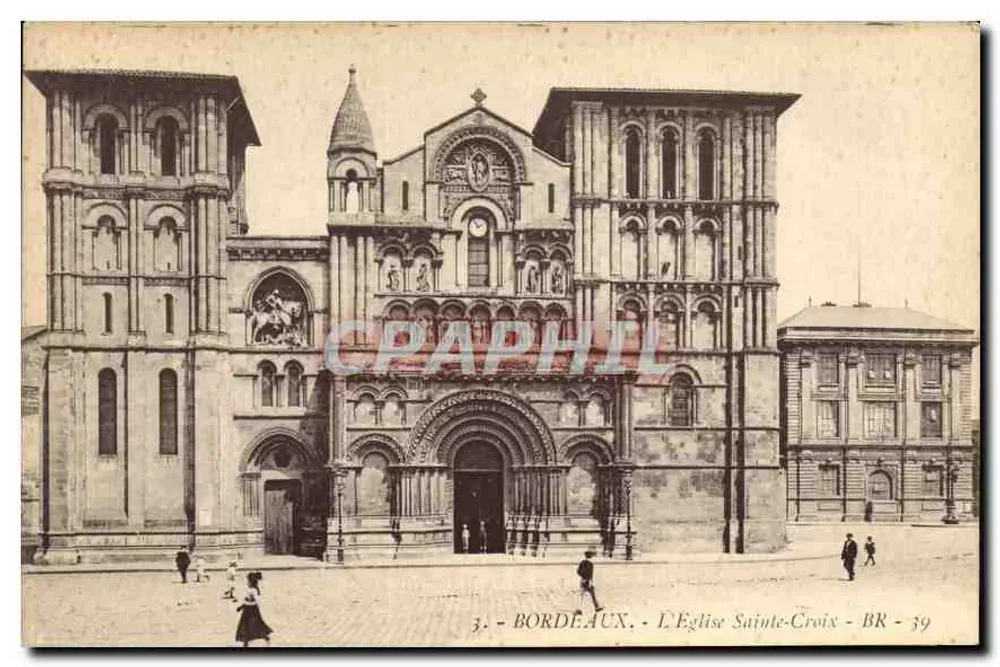 Bordeaux - A Igreja de Santa Cruz — BR - 39 - Frente