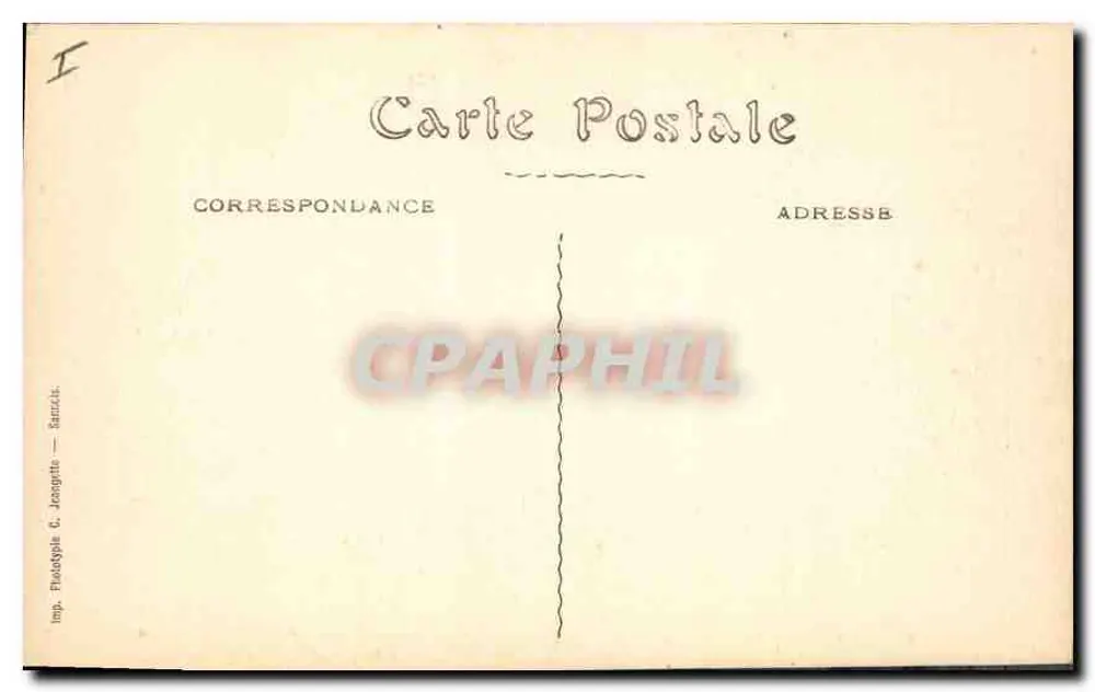 Bordeaux - A Grande Postal — BR - 725 — editor C. Jonghetti, Barcelona - Verso