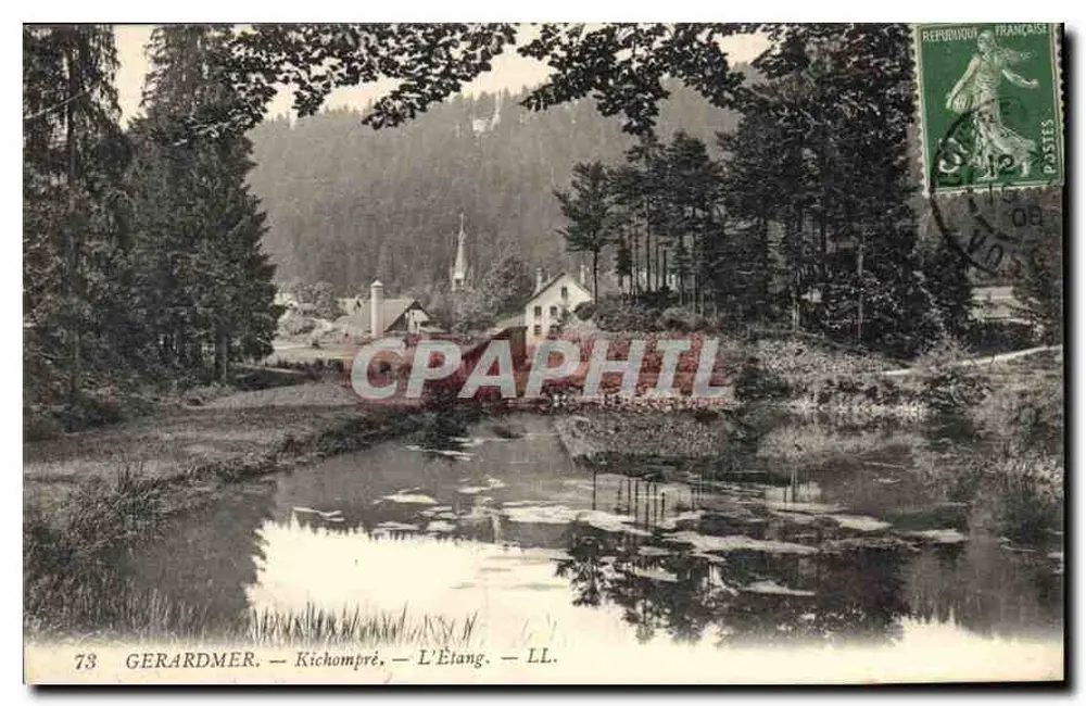 Gerardmer — Kichompré — O Lago — LL. - Frente