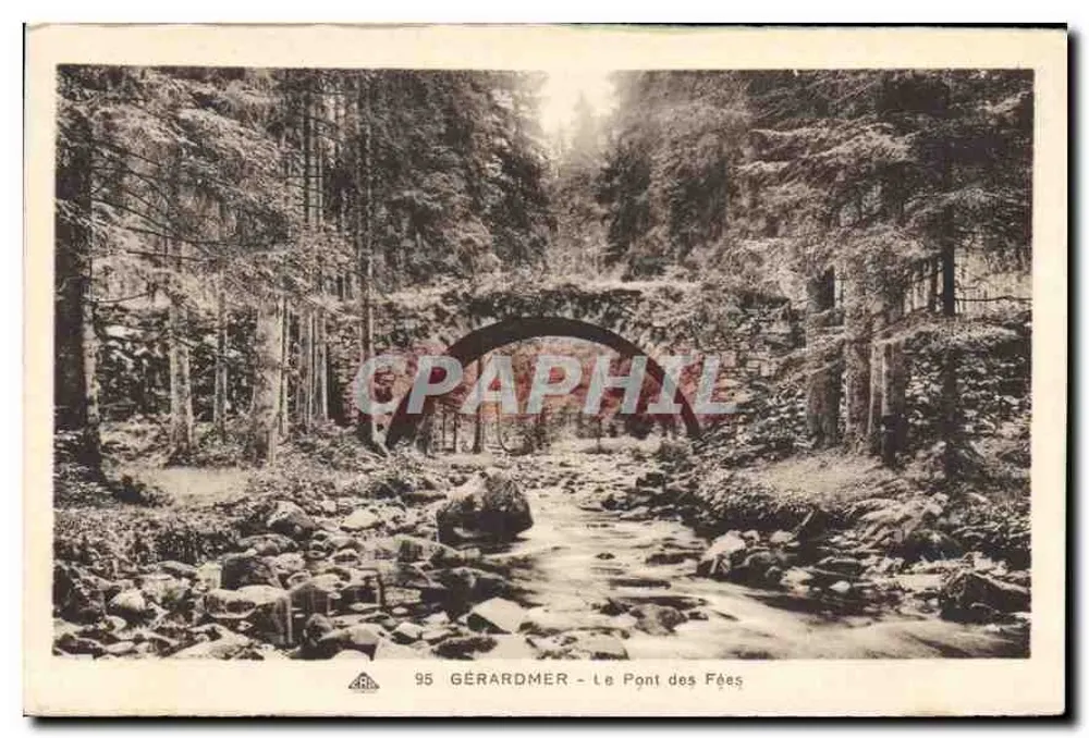 Gérardmer - De Brug van de Fées — uitgever CMA Alsacienne des Aire-Putomécaniques, Straatsburg - Voorkant
