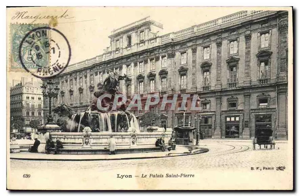 Lyon — O Palácio São Pedro — B. F., Paris, n° 690 - Frente