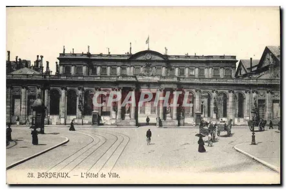 Bordeaux — A Prefeitura — 28 - Frente