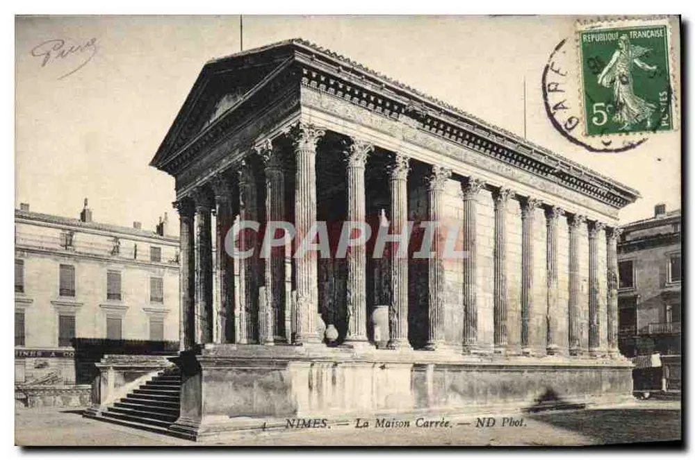 Nîmes — A Maison Carrée — ND Phtol. - Frente
