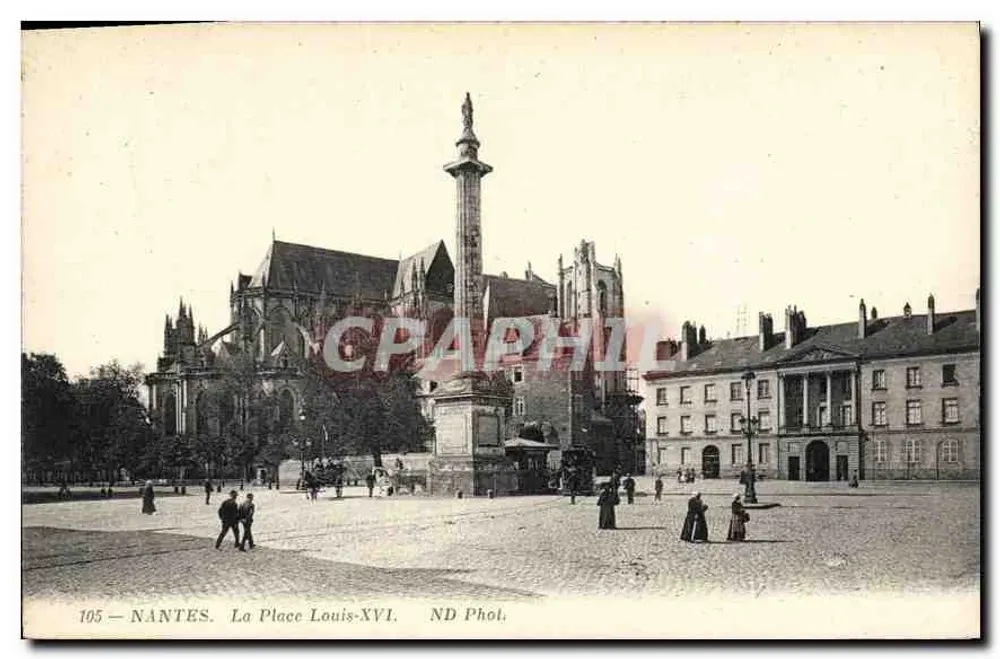 NANTES — Place Louis-XVI — ND Phol. n°105 - Vorderseite
