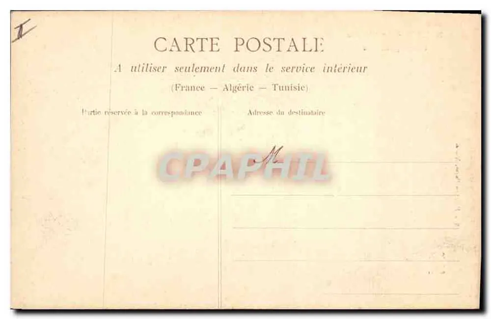 NANTES — O Castelo — Entrada principal — editor não identificado - Verso