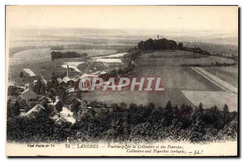 Langres — Faubourg da Collinière e das Fourches - Frente