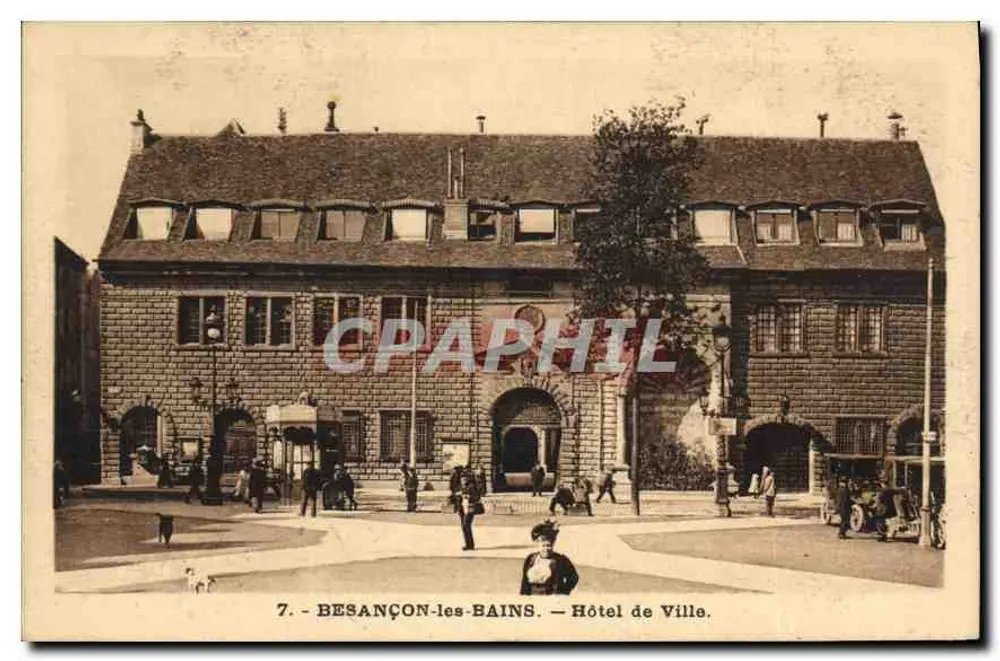 Besançon-les-Bains — Rathaus — Éd. C.B. Besançon - Vorderseite