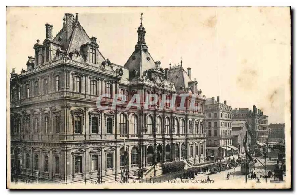 Lyon — Palast der Börse — Place des Cordeliers - Vorderseite