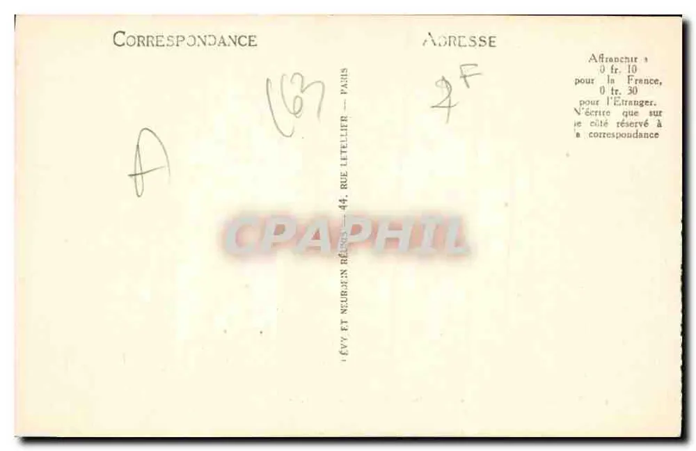 Montferrand - Casa da Anunciação — Editor LL, n°6 - Verso