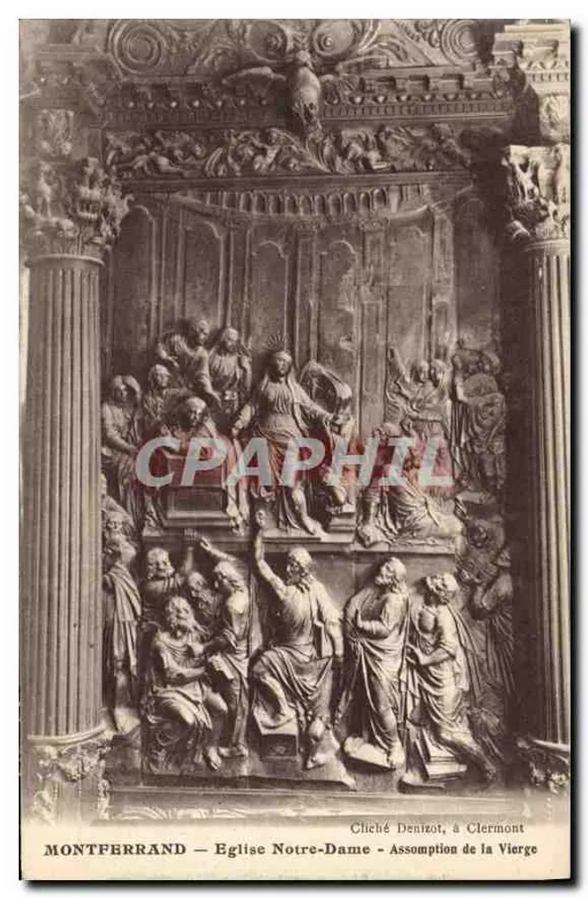 Montferrand — Kirche Notre-Dame — Aufnahme der Jungfrau Maria - Vorderseite
