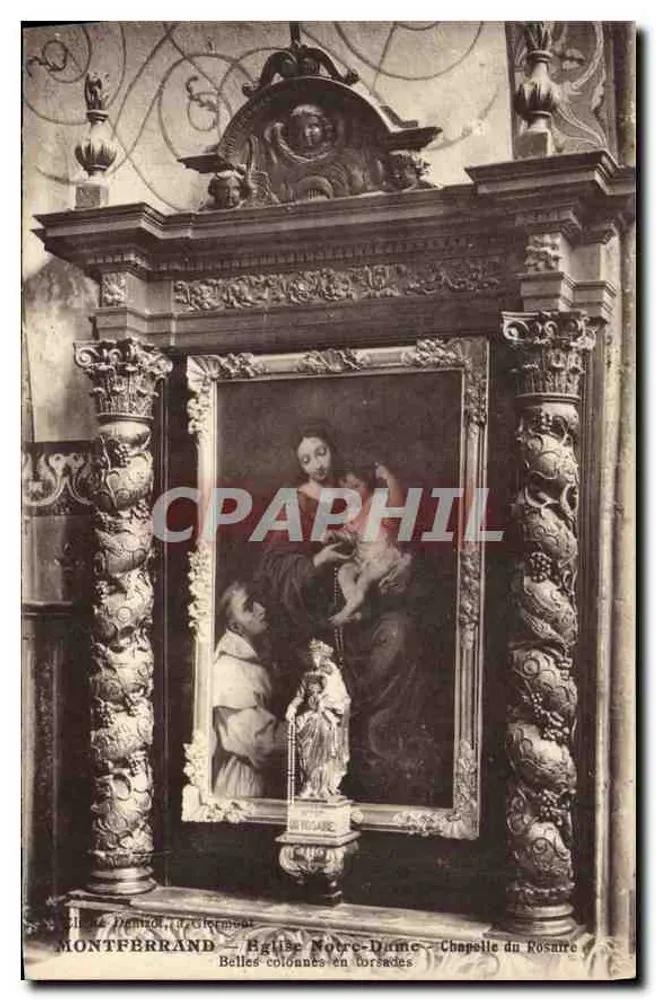 Montferrand - Kirche Notre-Dame - Kapelle des Rosenkranzes - Vorderseite