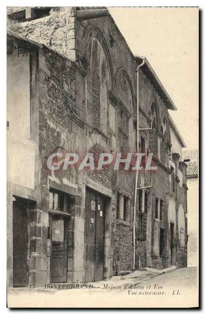 Montferrand - Haus von Adam und Eva - Außenansicht - L.L. - Vorderseite