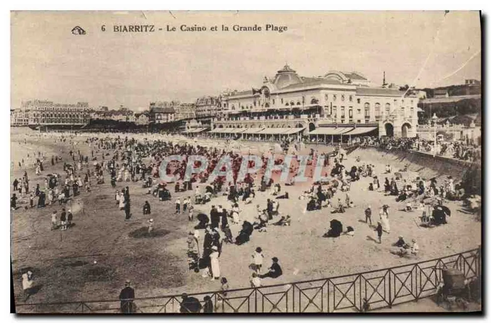 Biarritz - Das Casino und die Grande Plage — Verlag Biarritz, Nr. 6 - Vorderseite