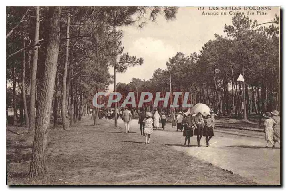 Les Sables-d'Olonne - Avenue du Casino des Pins - Châlascienne des Arts Photomécaniques, Otaisbouro - Vorderseite