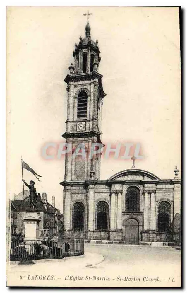 Langres — A Igreja Saint-Martin — 1 - Frente