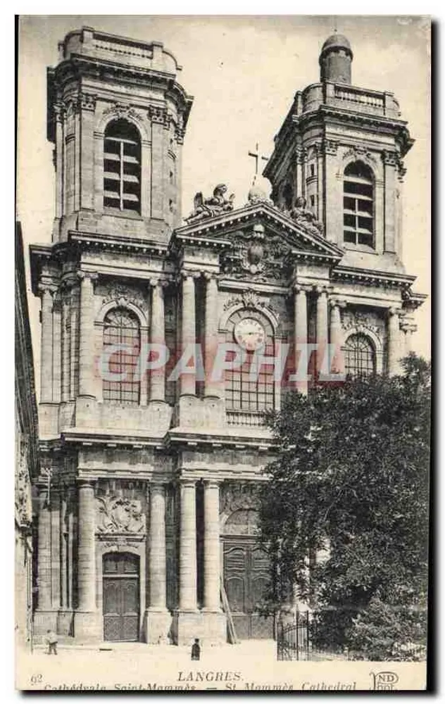 Langres — Kerk van Sint Mamme — uitgever ND Phot. - Voorkant