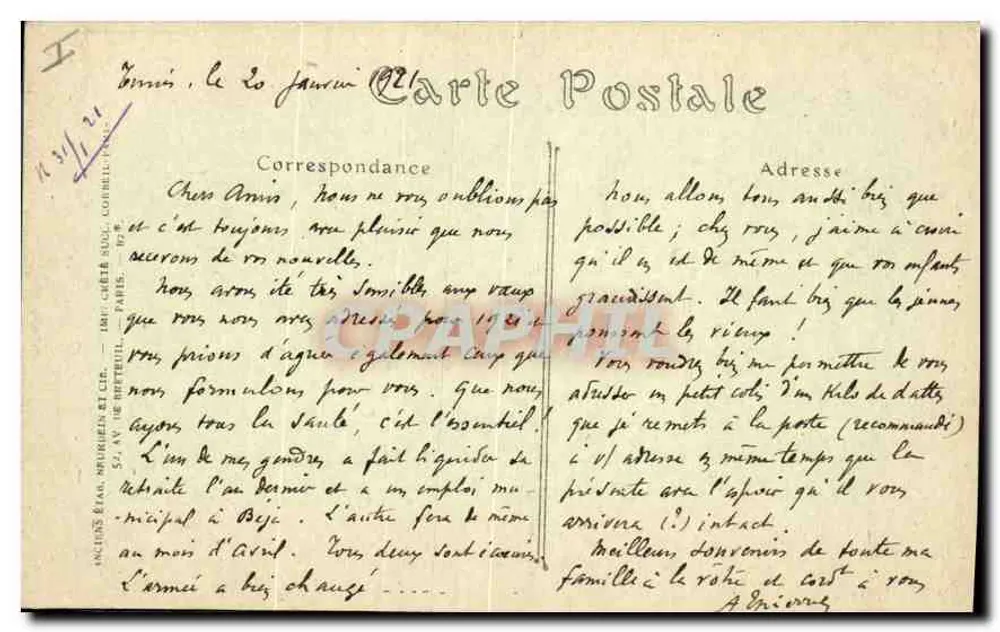 Langres — Kerk van Sint Mamme — uitgever ND Phot. - Achterkant