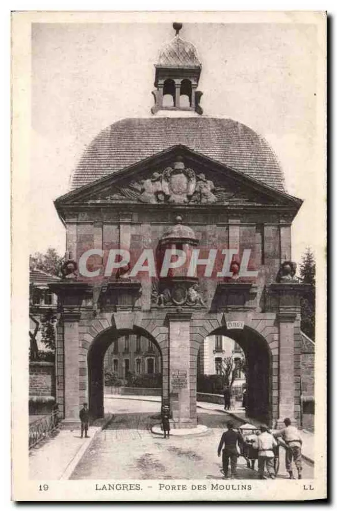 Langres - Porta dos Moinhos — editor LL, n° de série 19 - Frente