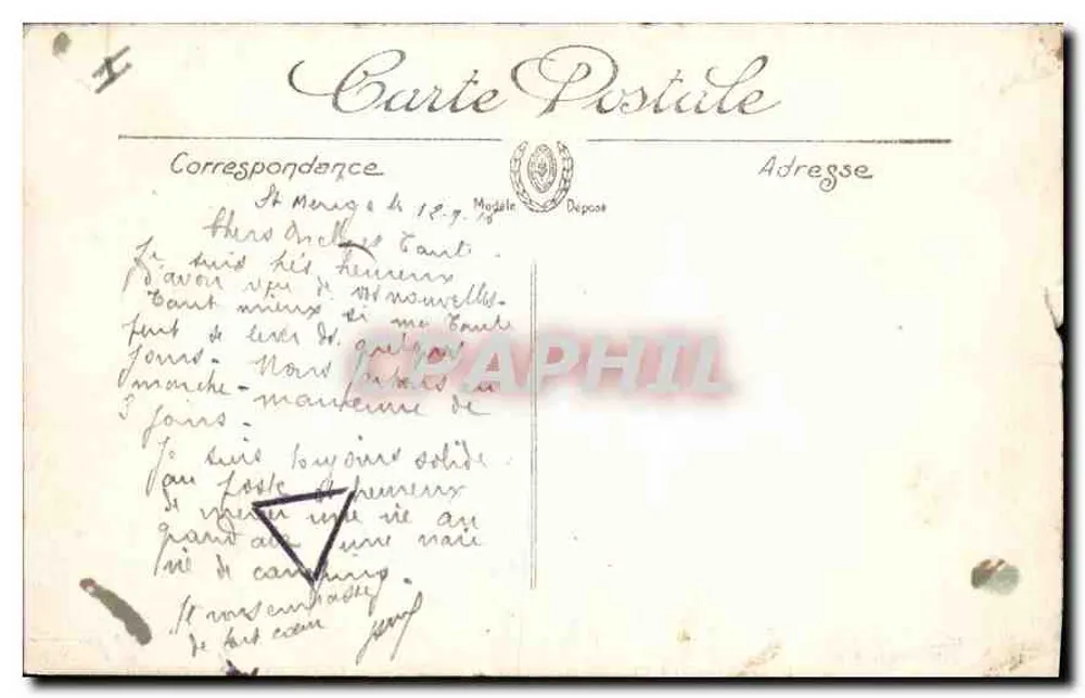 Langres — Vista geral, lado sul-sul-leste — Selecta, n°108 - Verso