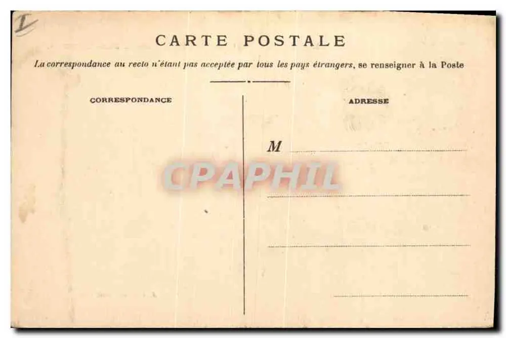 Langres — Ansicht des Chorabschnitts der Kathedrale Saint-Mammès — Verlag L. Lafare, Foto 1911 - Rückseite