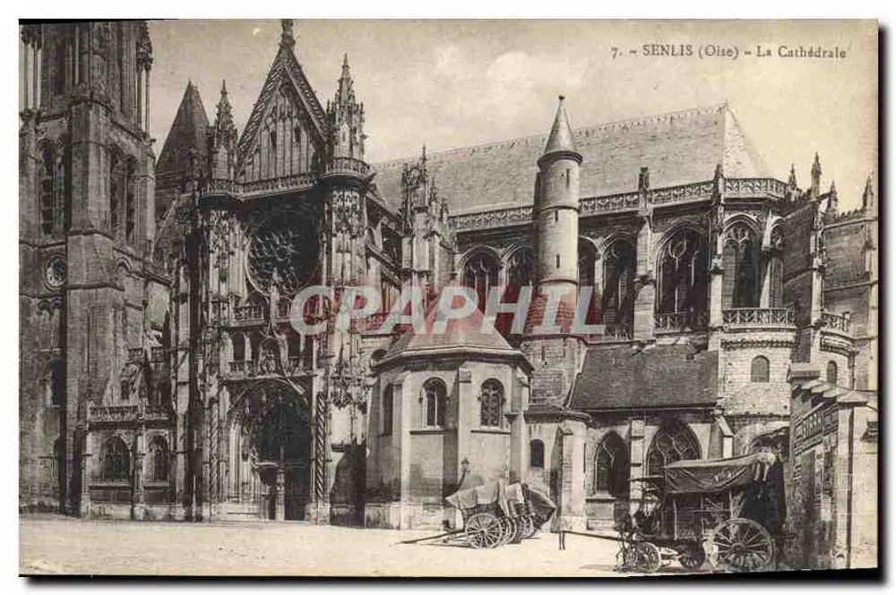 Senlis (Oise) — A Catedral — Bourgogne Frères, Château-Thierry - Frente
