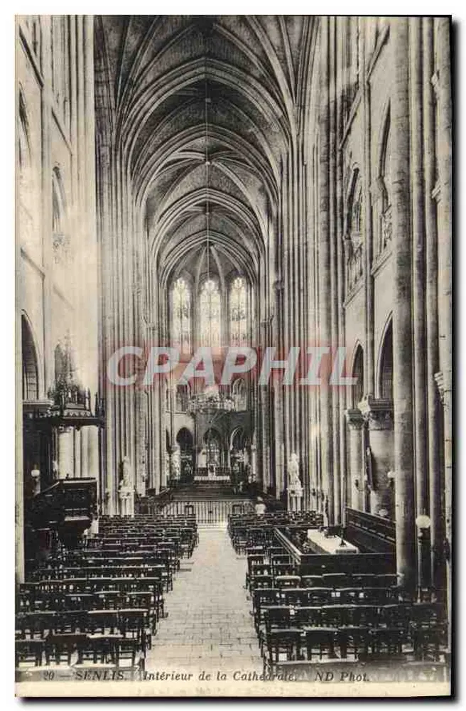 SÉNÉLIS — Interior da Catedral — ND Phot. - Frente