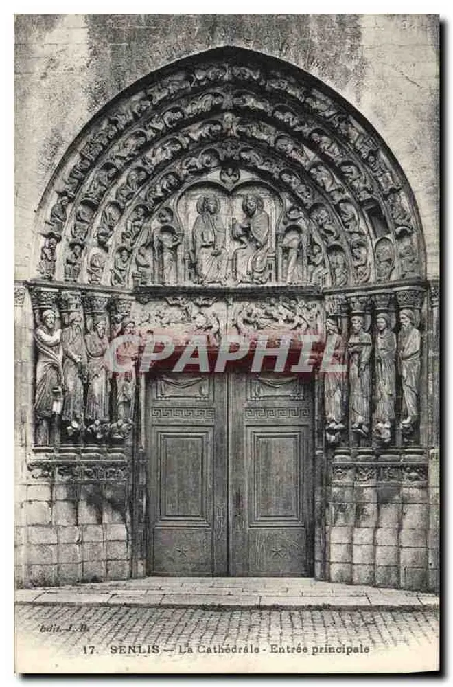 Senlis — A Catedral — Entrada principal — editor J. Bo - Frente