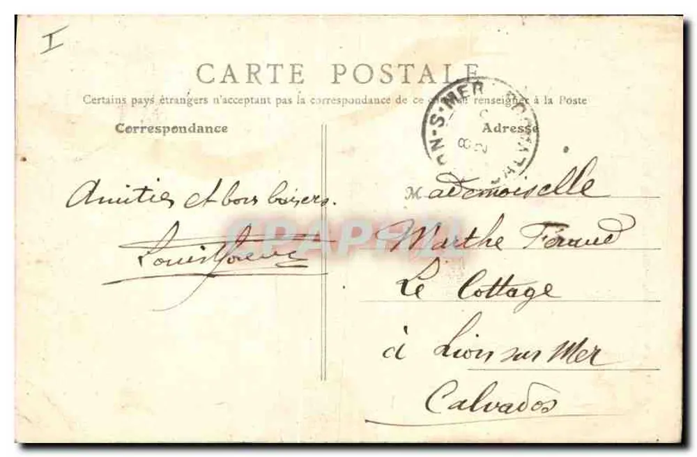 Senlis (Oise) — La Tour Saint-Pierre — B. F., PARIS - Verso